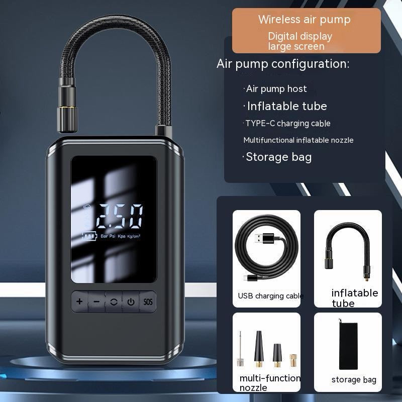 Vehicle Air Pump Portable Mini Self-propelled Electric Tire Tire Pump